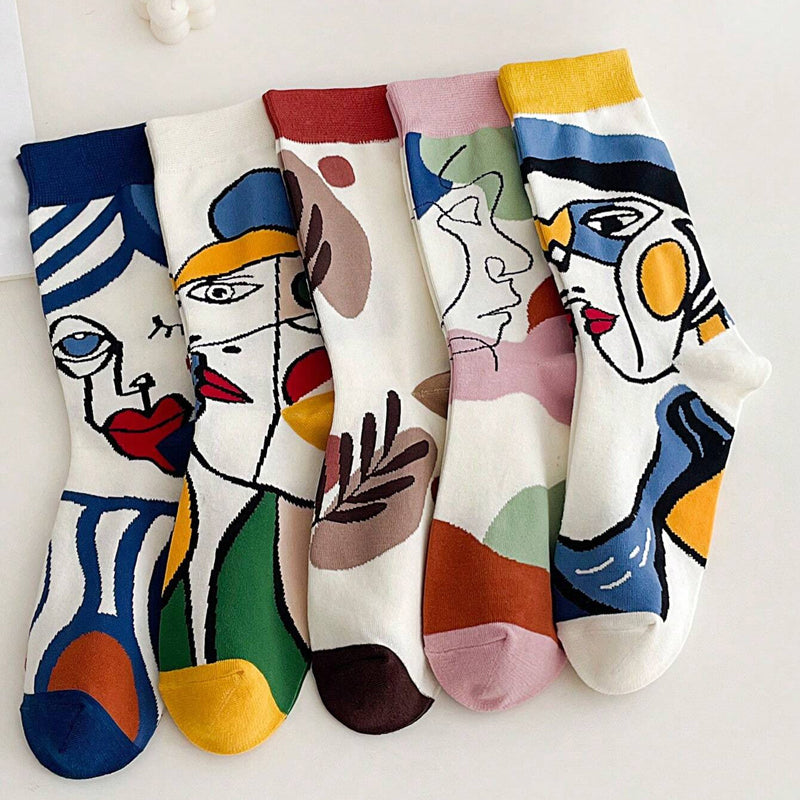 Dali Abstract Socks