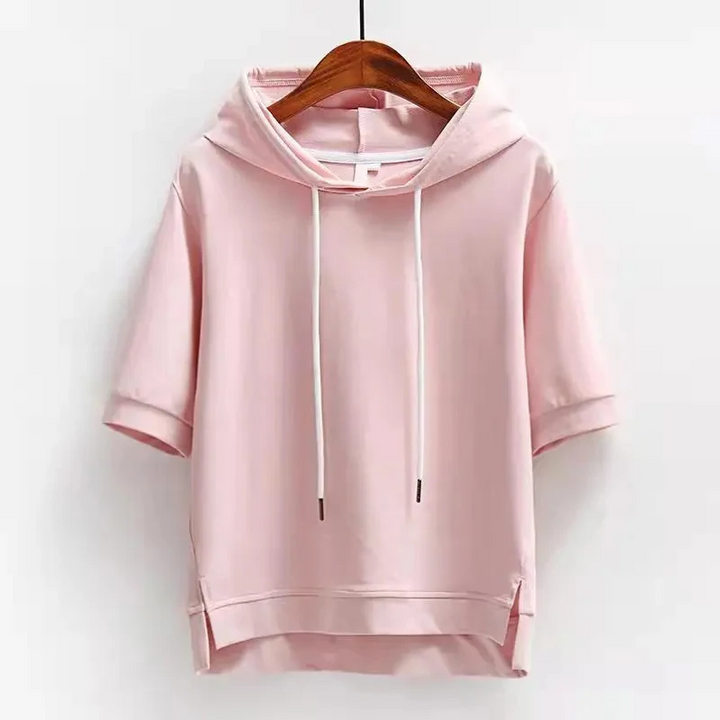 Phoebe Short-Sleeve Hoodie