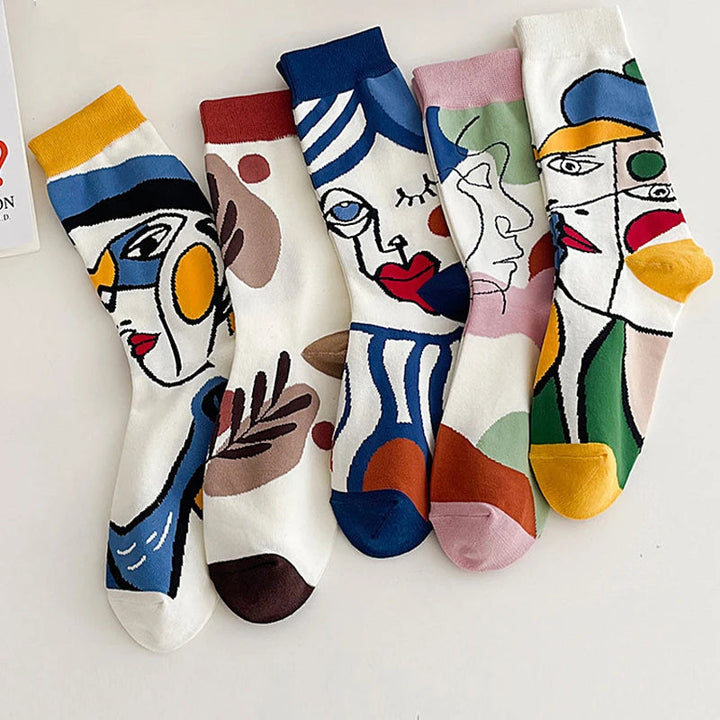 Dali Abstract Socks