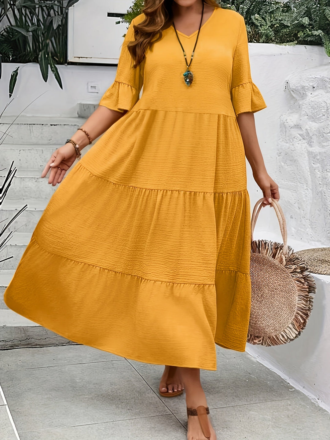 Serena Graceful Flowy Dress