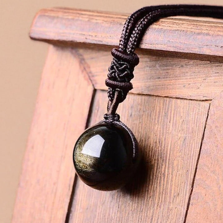 Manifesting Pendant in Golden Obsidian