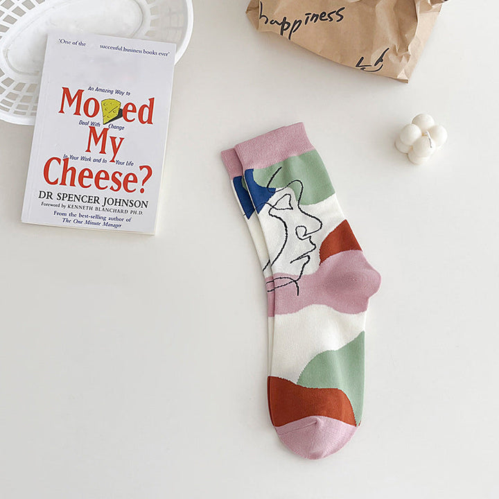 Dali Abstract Socks