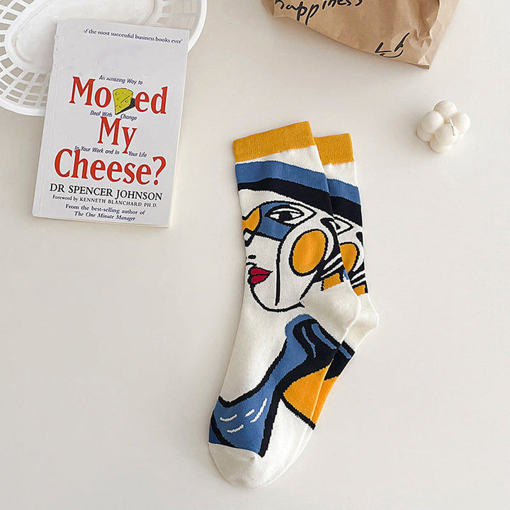 Dali Abstract Socks