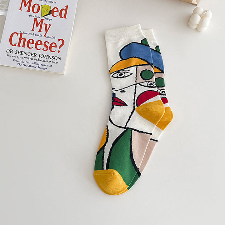 Dali Abstract Socks
