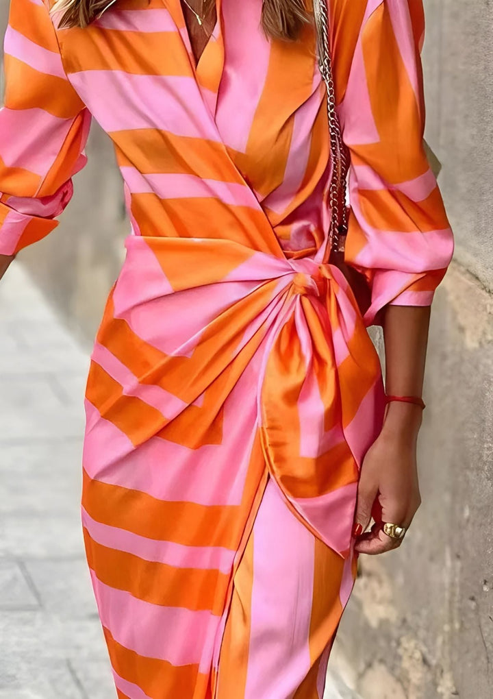 Olivia Printed Tailored Shirt Dress