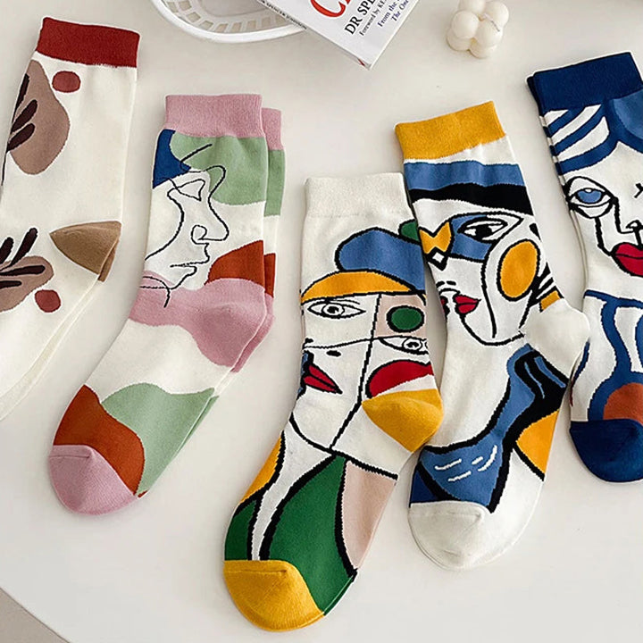 Dali Abstract Socks
