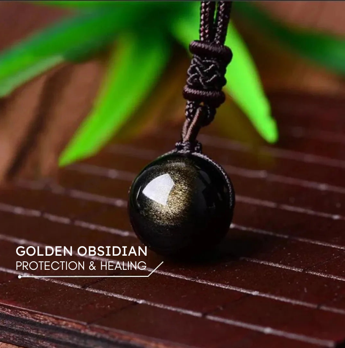 Manifesting Pendant in Golden Obsidian