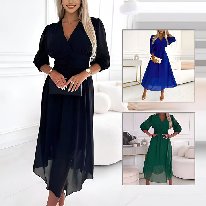 Laura Light Silk Chiffon Dress