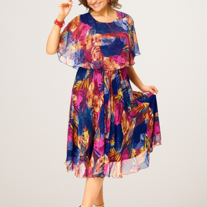 The Ascot Comfortable Plus Size Chiffon Dress